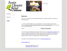 Tablet Screenshot of adrnvolunteer.org
